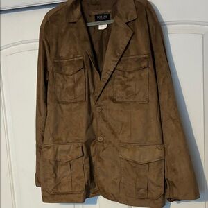 Vintage mob inspired Botany Men's Tan Jacket